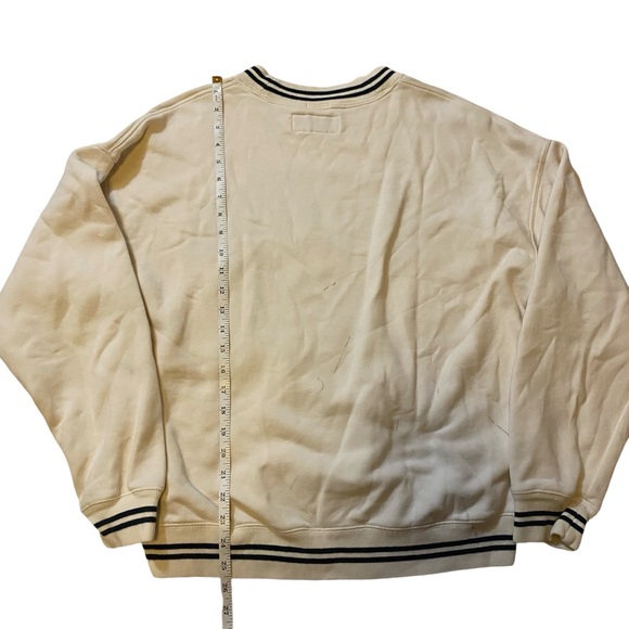 Abercrombie & Fitch Sweatshirt Soft Fleece White Oversized Size S - Picture 9 of 16